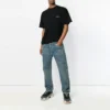 Balenciaga-T-shirt met logo, korte mouwen, zwart, heren 556150TYK281000