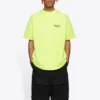 Balenciaga-T-shirt met logo-opdruk, korte mouwen, geel, heren 641675TJVF77110