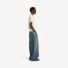 Balenciaga T-shirt voor dames met medium pasvorm en ‘Back’-motief in crème
