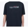 Balenciaga-top voor heren, retro-gebreid, slim fit, korte mouwen, zwart 612966TIV821000