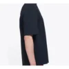 Balenciaga-top voor heren, retro-gebreid, slim fit, korte mouwen, zwart 612966TIV821000