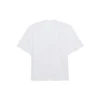 Balenciaga-trui met tekstprint, ronde hals en korte mouwen voor heren, wit 641614TJVI39040