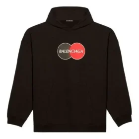 Balenciaga Uniform Plush Loose Classic Zwart voor heren 620973TIV801000