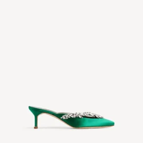 Balenciaga voor dames | Manolo Blahnik muiltje in de kleur ‘grass’