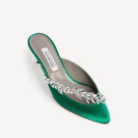Balenciaga voor dames | Manolo Blahnik muiltje in de kleur ‘grass’