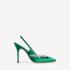 Balenciaga voor dames | Manolo Blahnik slingback in de kleur ‘grass’