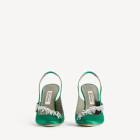 Balenciaga voor dames | Manolo Blahnik slingback in de kleur ‘grass’