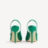 Balenciaga voor dames | Manolo Blahnik slingback in de kleur ‘grass’