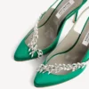 Balenciaga voor dames | Manolo Blahnik slingback in de kleur ‘grass’