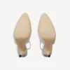 Balenciaga voor dames | Manolo Blahnik slingback in grijs plume