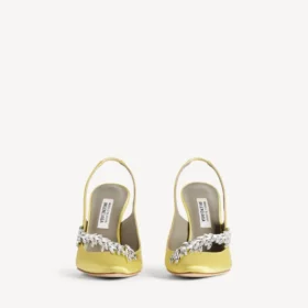 Balenciaga voor dames | Manolo Blahnik slingback in limoen