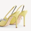 Balenciaga voor dames | Manolo Blahnik slingback in limoen