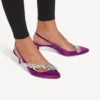 Balenciaga voor dames | Manolo Blahnik slingback in violet