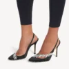 Balenciaga voor dames | Manolo Blahnik slingback in zwart