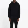 Balenciaga voor heren, borst, wit, zwart, klein logo, zwart, 556145TYK271000