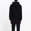Balenciaga voor heren, borst, wit, zwart, klein logo, zwart, 556145TYK271000
