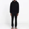 Balenciaga voor heren, borst, wit, zwart, klein logo, zwart, 556145TYK271000