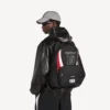 Balenciaga voor heren | Explorer-rugzak uit de NBA-samenwerking in zwart/wit/vermiljoenrood