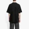 Balenciaga voor heren met Rammstein-bandmotief, crossover, korte mouwen, zwart 651795TLV511000