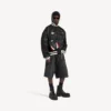 Balenciaga voor heren | NBA-samenwerking: Explorer-schoudertasje in zwart/wit/vermiljoenrood