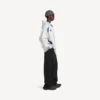 Balenciaga voor heren | NBA-samenwerking: oversized Hoodie met ritssluiting in wit/multicolor