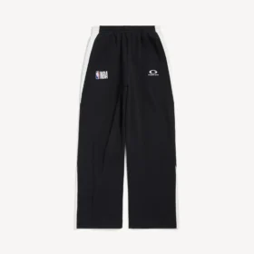 Balenciaga voor heren | NBA-samenwerking oversized joggingbroek in zwart/wit