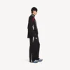 Balenciaga voor heren | NBA-samenwerking: oversized T-shirt met lange mouwen in zwart/multicolor