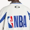 Balenciaga voor heren | NBA-samenwerking: oversized T-shirt met lange mouwen in wit/meerkleurig