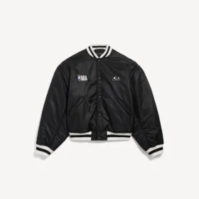 Balenciaga voor heren | NBA-samenwerkingsjassie in zwart