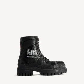 Balenciaga voor heren | NBA-samenwerkingsmodel Combat Strike-laars in zwart