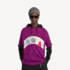 Balenciaga voor heren | oversized T-shirt uit de NBA-collectie in violet