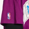 Balenciaga voor heren | oversized T-shirt uit de NBA-collectie in violet