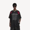 Balenciaga voor heren | oversized T-shirt uit de NBA-collectie in zwart/multicolor