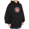 Balenciaga voor heren, zwart met sloganprint, zwart 641679TJV771000
