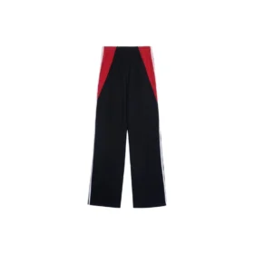 Balenciaga x adidas fleece baggy joggingbroek “Black White Red” 723970TNVN56278