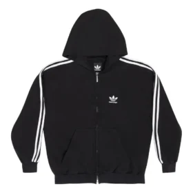 Balenciaga x adidas Hoodie met rits “Black White” 723754TNVN28482