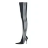 Balenciaga x adidas Knife Over The Knee Laarzen “Black White” 724074W2ES11090