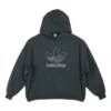 Balenciaga x adidas Logo oversized Hoodie “Groen Wit” 712396TNVA93775