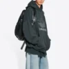 Balenciaga x adidas Logo oversized Hoodie “Groen Wit” 712396TNVA93775