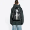 Balenciaga x adidas Logo oversized Hoodie “Groen Wit” 712396TNVA93775
