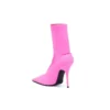 Balenciaga x adidas Originals Knife 110 mm Enkellaarsjes “Pink” 724073W2ES15090