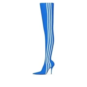 Balenciaga x adidas Originals Knife Over The Knee-enkellaarsjes “Blue” 724074W2ES14090