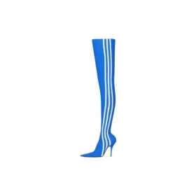 Balenciaga x adidas Originals Knife Over The Knee-enkellaarsjes “Blue” 724074W2ES14090