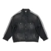 Balenciaga x adidas oversized Denim jas “Black” 724775TNW541129