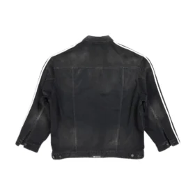 Balenciaga x adidas oversized Denim jas “Black” 724775TNW541129