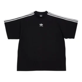 Balenciaga x adidas oversized T-shirt “Black” 723122TNVA68482