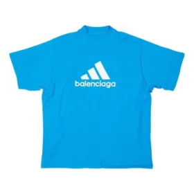 Balenciaga x adidas oversized T-shirt “Blue” 731769TNVP34024