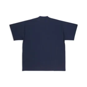 Balenciaga x adidas oversized T-shirt “Navy” 731769TNVA64356