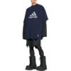 Balenciaga x adidas oversized T-shirt “Navy” 731769TNVA64356