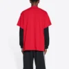 Balenciaga x adidas oversized T-shirt “Red” 712398TNVA66278